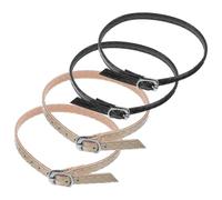 SHINEOFI Cinturini Elastici Regolabili per Tacchi Alti Donna, 2 Paia in Pelle Artificiale e Metallo, Accessori Comodi e Staccabili per Scarpe senza Cinturini