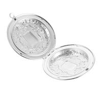 SHINEOFI Ciondolo Collana in Apribile per Aromaterapia con Custodia Vintage in Portasacchetto Compatto e Resistente per Oli Essenziali e Profumate Regalo Femminile