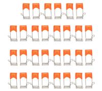 SHINEOFI Clip a Molla per Lampade da Incasso in Metallo, 30 Pezzi, Accessori per Illuminazione da Soffitto, Fissaggio Stabile Senza Attrezzi per Faretti e Downlight, per Ristrutturazione