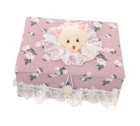 SHINEOFI Cofanetto da Cucito Box portatrucco Box Make up scatole portagioie Valigetta portatrucchi Astuccio Stitch Tessuto Custodia per spilli per Cucire Porta spilli da Cucito Stoffa