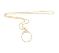 SHINEOFI Collana con Ingrandente Pendente con Catena per e Gioielli e Design Portatile