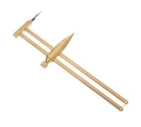 SHINEOFI Compasso in Ottone per Modellare Argilla Strumenti di Misurazione per Ceramica Calibri per Modelli di Sculture in Ceramica Righello Circolare per Arte Argilla