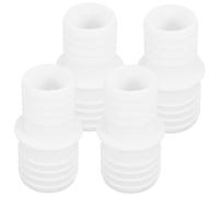SHINEOFI Connettore per Tubo Scarico Lavatrice Adattatore 32Mm-38Mm 4 Pezzi Raccordo in Flessibile per Installazione Facile