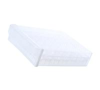 SHINEOFI Contenitore per Uova Due Strati Portauova Trasparente e Impilabile per Frigorifero per Domestiche e Design Salvaspazio e Sicuro per Conservare Uova