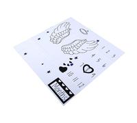 SHINEOFI Coperta Fotografica Mensile per Ragazza Tappeto per Foto Unico e Accessorio per Commemorazioni e Album Fotografici per Banquet Cento e Fotografici Neonatali