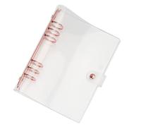 SHINEOFI Copertina Libro per A5 Quaderno e Pvc Trasparente Resistente in Anelli da 2cm Protettiva Lavorazione Fine e Usura Ridotta per Notebook e Diario