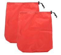 SHINEOFI Copertura Anti-Neve per Specchietti Retrovisori Auto 2 Pezzi Protezione Specchietto Laterale Rossa 190t Rivestimento Argento 33X27 CM Resistente e Riutilizzabile per Uso