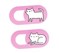 SHINEOFI Copertura per Webcam Slider 2 Pezzi Rosa Protezione Privacy per Laptop Tablet Smartphone, Ultra Sottile e Leggera, Sicurezza Contro Lo Spionaggio e Invasione Dati Personali