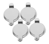 SHINEOFI Copertura Spioncino Per Porta in Rame, 4 Pezzi Copertura Del Foro Della Porta Rotante Per Privacy, Protezione Vista Appartamenti, Installazione Senza Attrezzi Per Uso Domestico