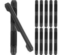 SHINEOFI Copri Astine Antiscivolo in Silicone Nero, 10 Paia | Occhiali e Occhiali da Sole, Elastici e Morbidi, Adatti a Sport Intensi e Arrampicata