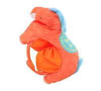 SHINEOFI Copricapo Testa di Cavallo in Peluche Arancione, Costume da Testa di Mascotte per Feste e Photobooth, Accessorio per Cosplay e Spettacoli e Adulti