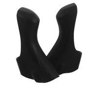 SHINEOFI Coprileve Cambio Bici da Strada in Silicone Nero | Rivestimento per Manubrio, Presa Ergonomica e Controllo Stabile, Protezione Duratura per Lunghe Uscite