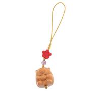 SHINEOFI Cordino in Legno Ciondolo Per Telefono Accessorio Decorativo Appendere Stile Vintage Materiale Facile Trasportare