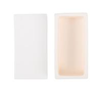 SHINEOFI Crogiolo di Allumina Al2o3 con Coperchio 62x30x18mm Resistente alla Corrosione per Fusione Metalli e Analisi Chimica Laboratorio Industriale