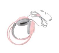 SHINEOFI Cuffie Gaming Stereo con Microfono Cancellazione Rumore Headset Cablato Rosa per Pc Gaming e Video Chat Comfort Elegante per Sessioni Lunghe