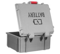 SHINEOFI Custodia per Batterie Aa Aaa, Contenitore Organizer Multi-slot per Conservazione e Trasporto, Scatola Portabatterie da Viaggio per Uso Outdoor e Ufficio, Materiale Resistente,