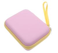 SHINEOFI Custodia per Plettri Chitarra Rosa, Borsa Porta Plettri per | Pu Eva e Spugna, Formato Tascabile, Organizzazione Ordinata, per Musicisti