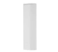 SHINEOFI Custodia Portatile per Batterie in Plastica Bianca Scomparti Individuali e Foro per Laccetto, per Viaggi e Spostamenti Quotidiani