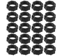 SHINEOFI Dado di Fissaggio 17mm 20 Pezzi per Supporto Auto Snodo Nero | Bloccaggio in Plastica, Installazione Semplice, Stabilità Migliorata, per Supporto Telefono e Dash Cam