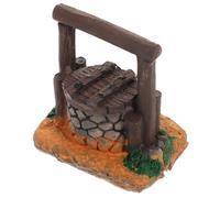 SHINEOFI Decorazione per Esterni e Interni Ornamento Miniatura Pozzo d'Acqua Vintage in Resina Statuina per Micro Paesaggi e Acquari Accessorio Bonsai per Giardino e Prato Decorazione