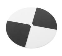 SHINEOFI Disco Secchi da 20cm in Plastica per Ricerca Ambientale | Bordo Nero e Bianco su Due , Finitura Opaca Antiriflesso, Lettura Stabile in Luce Bassa, per Fiumi e Stagni