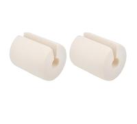 SHINEOFI Fermaporta Cilindrico in Nbr 2 Unitá Beige per, Protegge Ingressi e Finestre, Design alla Moda e Funzionale per Domestico