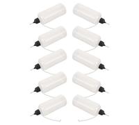 SHINEOFI Flaconi Applicatori Punta Ago da 100 Ml, Bottiglie di Colla Comprimibili Trasparenti per Quilling e Artigianato, Set da 10 Pezzi per Uso Creativo in Studio, Scuola e Viaggi