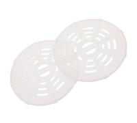 SHINEOFI Fogli per Asciugatrice per Lavatrice 20cm 2 Pezzi Accessori per Bucato in Plastica Bianco, Facili da Pulire da Installare