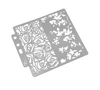 SHINEOFI Foglio da Disegno con Motivi Traforati Stencil per Pittura per Progetti Scolastici di Artigianato per Ragazzi E Ragazze Prodotti Stencil