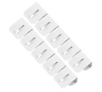 SHINEOFI Ganci Decorativi Metallici per Finestre 12-20 Mm, Clip per Luci a Stringa da 10 Pezzi, Supporti senza Attrezzi per Decorazioni Natalizie su Telai Finestra