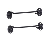 SHINEOFI Ganci di Chiusura in Acciaio Inox per Porte Scorrevoli e Finestre, Blocco Privacy Resistente, Set 2 Pezzi, Antivento per Serramenti Interni ed Esterni