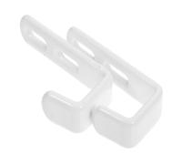 SHINEOFI Ganci Per Letto a Castello in Ferro Bianco 2 Pezzi Ganci Per Scala Letto Soppalco Montaggio Semplice Per Ottimizzare Spazio Stanza