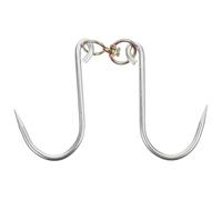 SHINEOFI Gancio per Carne in Metallo Affilato e Robusto Gancio da Macellaio per Appendere Carni Utensile Essenziale per Cucine Macellerie e Ristoranti Facile da Usare e Sicuro