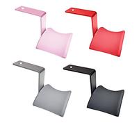 SHINEOFI Gancio Porta Cuffie e Scrivania Metallo Nero Supporto Headset Holder Adesivo e Vite Compatibile con Cuffie Grandi e Piccole Protezione e