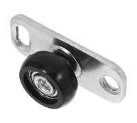 SHINEOFI Guida Pavimento Porta Scorrevole per e Stopper Vetro in Acciaio Inossidabile Argento, Stabile Sicura Semplice Americana per Decorazione Casa