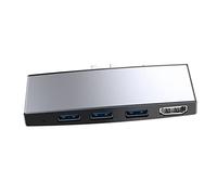 SHINEOFI Hub Supporto Dock e Splitter Usb Dati Portatile Compatibile Surface Pro Porte Usb Alta Velocità Per Trasferimento Dati Rapido