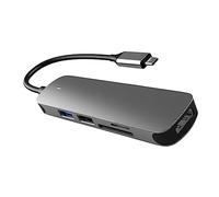 SHINEOFI Hub USB Type C in Alluminio Adattatore Multifunzione per Smartphone Video Interfacce Con Indicatore per Tv