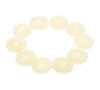 SHINEOFI Ingranaggio per Incubatrice 10 Pezzi in ABS e Ferro, Beige