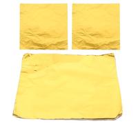 SHINEOFI Involucri in Alluminio Dorato 12X12 CM per Cioccolatini e Caramelle Carta da Regalo Alimentare 600 Pezzi per Confezionamento Dolci e Regali Adatta per Natale e Feste