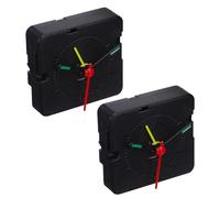 SHINEOFI Kit 2 Pezzi Movimento Orologio al Quarzo Mini con Segnale Acustico, Meccanismo di Sostituzione Preciso per Sveglie e Orologi da Parete, Accessori per Riparazione Fai da Te