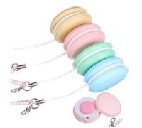 SHINEOFI Kit 4 Pezzi Pulitore Schermo Smartphone con Cordino e Fibbia, in Silicone e Pp, Rimuove Macchie per Tablet e Laptop, Pratico da Attaccare a Portachiavi Colore Casuale