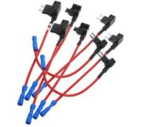 SHINEOFI Kit 8 Pezzi Portafusibili per Auto in Metallo e Plastico, Adattatore Fusibile Compatibile Vari Modelli, Resistente per Dispositivi Elettronici