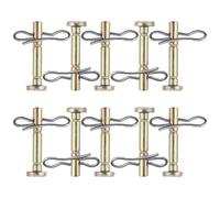 SHINEOFI Kit Perni Taglio e Coppiglie in Metallo Resistente Compatibile per Spazzaneve Assortimento Sicurezza per Riparazioni e Protezione da Danni da Ghiaccio