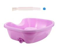SHINEOFI Lavatesta Design Confortevole per Collo Portatile in Plastica e Assistenza a Persone Allettate per Adulti e Malati per Lavaggio Chioma a Letto