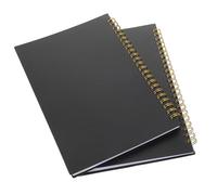 SHINEOFI Libro Contabile 2 Pezzi Copertina in Pp Resistente, Quaderno a Griglia Verticale e Orizzontale da 60 Pagine, Registro Finanziario Portatile per Gestione Spese Personali e Bilancio