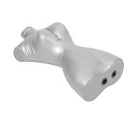SHINEOFI Manichino Gonfiabile da Donna Metà Corpo per Esposizione senza Pieghe Modello Stand per Vetrine e Scaffali Superficie Liscia e Sicura per Vestiti e Costumi