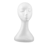SHINEOFI Manichino in Schiuma per Parrucche e Maschere Leggero e Durevole Supporto Decorabile per Esposizione e DIY Modello Versatile per Studi e Casa