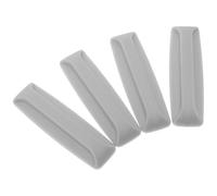 SHINEOFI Maniglie Adesive per Mobili 2 Paia, Maniglia Autoadesiva senza Trapano in Plastica Grigia, Maniglie per Porte Scorrevoli, Armadietti, Frigoriferi e Finestre, Fissaggio