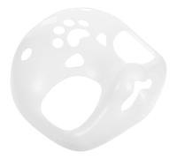 SHINEOFI Maschera Cosplay Bianca Animale in Plastico Base Confortevole e Design Unico, Accessorio Versatile per Feste e Convention Pelose