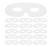 SHINEOFI Maschera Vuota 60 Set Di Maschere Bianche Per Mascherata Fai Da Te Maschere Di Carta Non Finite Per Halloween Carnevale Articoli Per Feste Oggetti Di Scena Per Cosplay